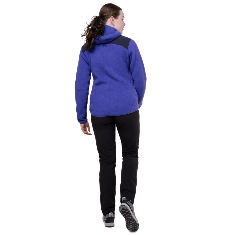 Mountain Equipment Women's Highpile Hooded Jacket in Clematis/Cosmos-8