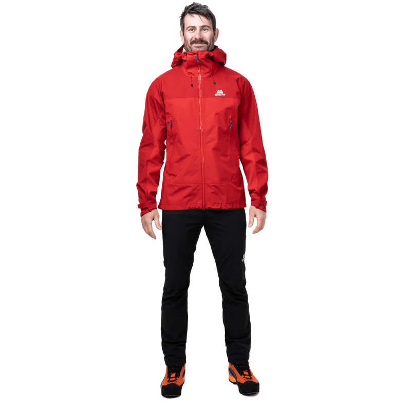 Mountain Equipment Men's Saltoro Jacket in Imperial Red/Crimson-4