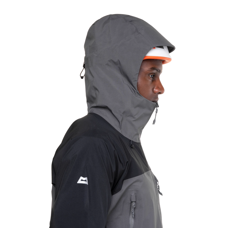 Mountain Equipment Men's Lhotse Jacket in Anvil Grey/Black-12