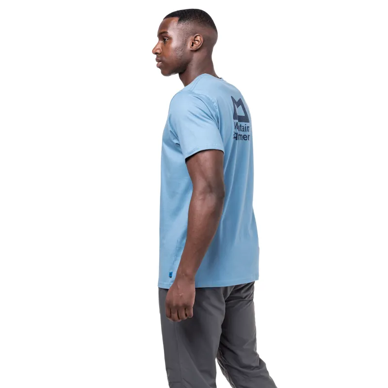 Mountain Equipment Men's Everest Tee in Heritage Blue-3