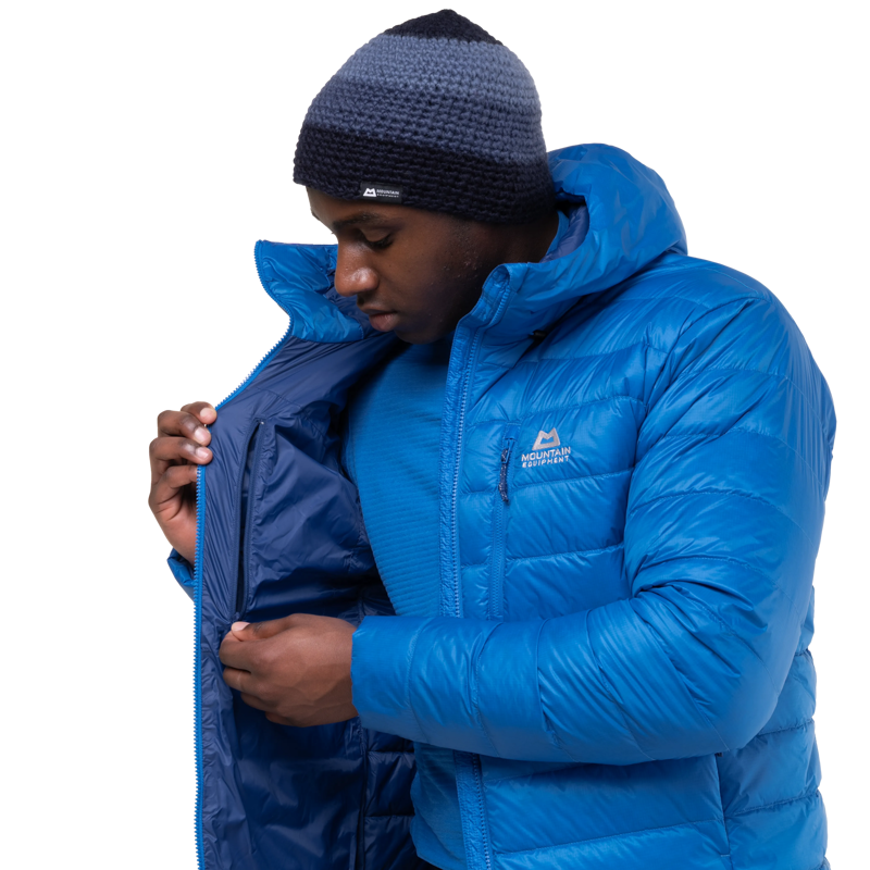 Mountain Equipment Men's Baltoro Jacket in Atlantic Blue-7
