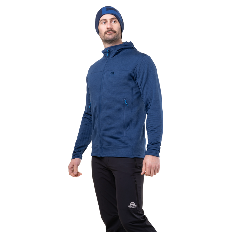 Mountain Equipment Men's Apiro Hooded Jacket in Admiral Blue-1