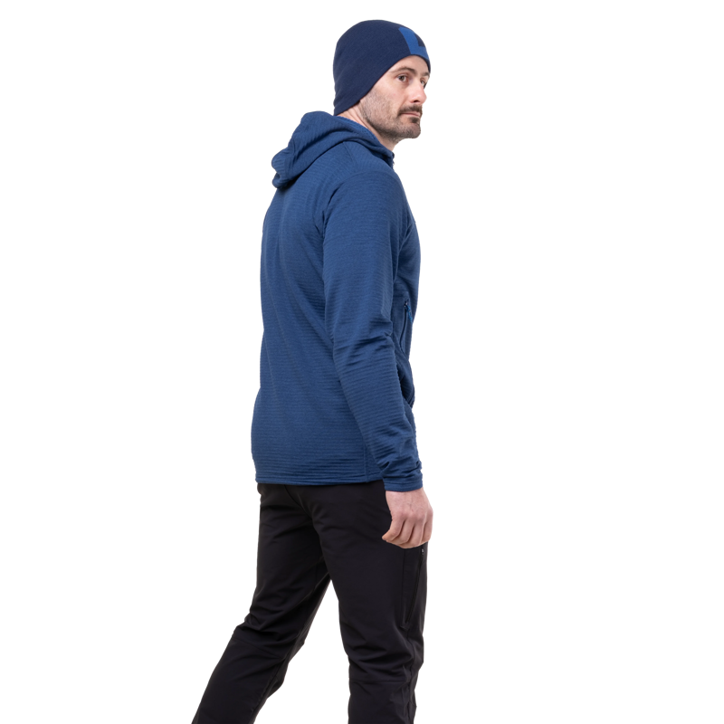 Mountain Equipment Men's Apiro Hooded Jacket in Admiral Blue-3