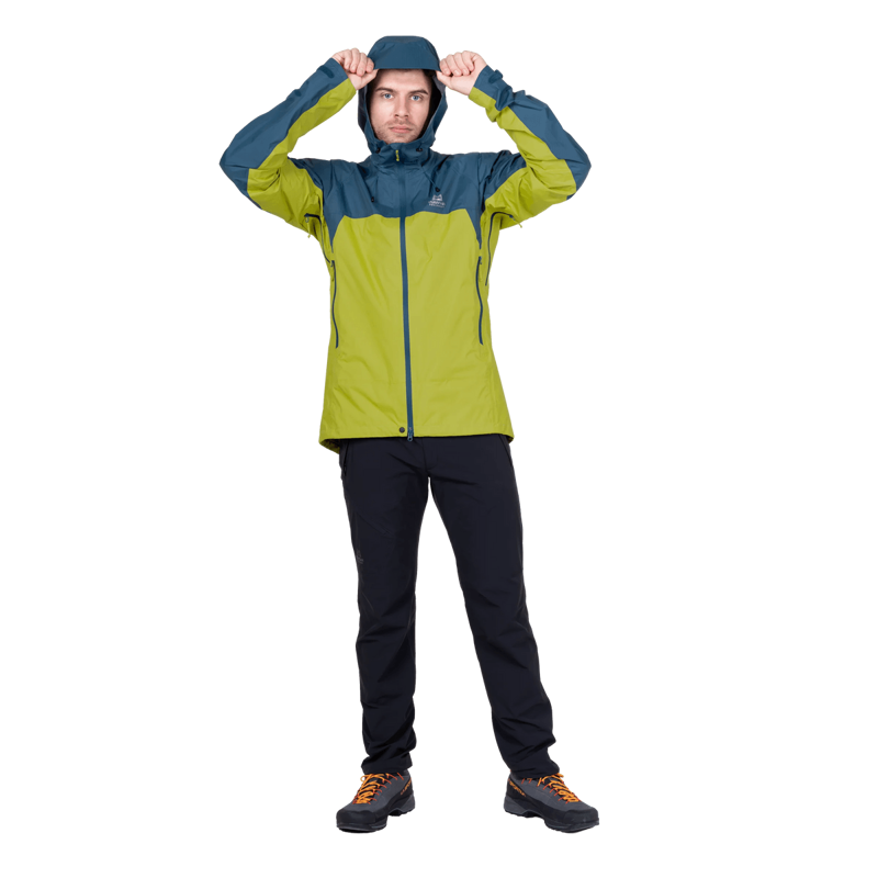Mountain Equipment Men's Raintower Jacket in Vine/Majolica-3