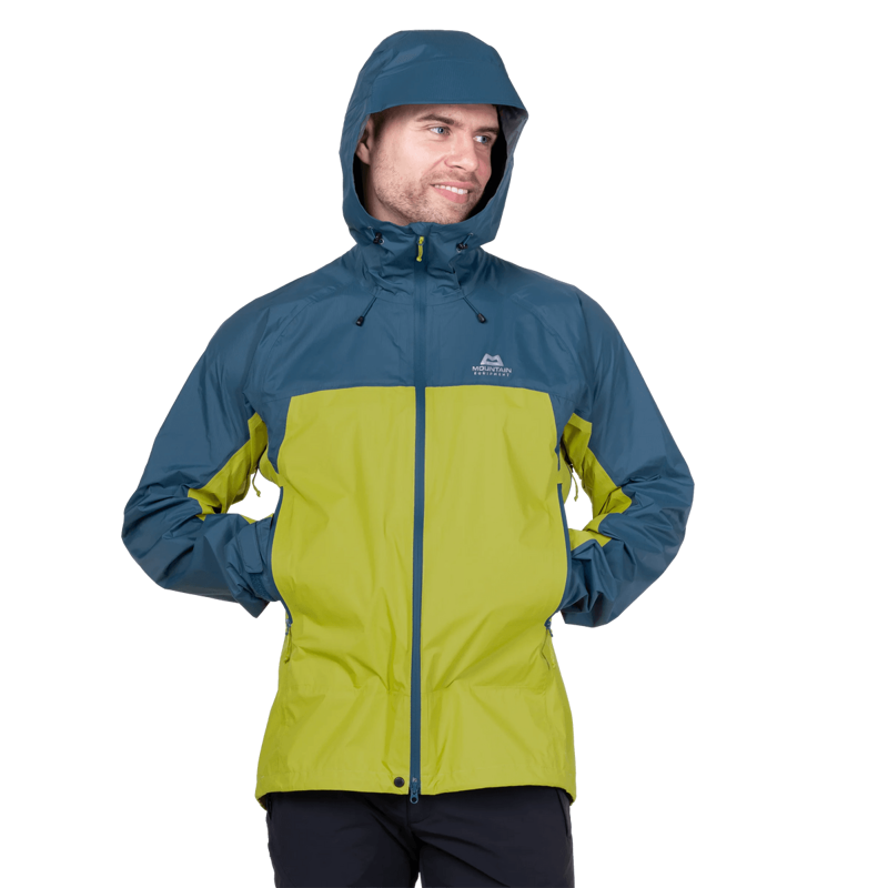Mountain Equipment Men's Raintower Jacket in Vine/Majolica-4