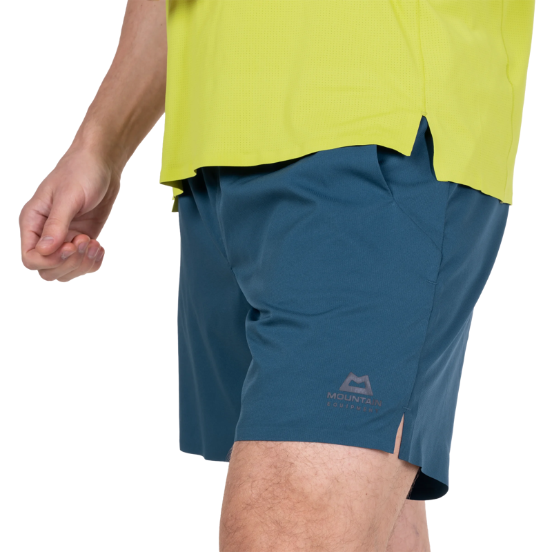 Mountain Equipment Men's Agilix 7 Shorts in Majolica Blue-3