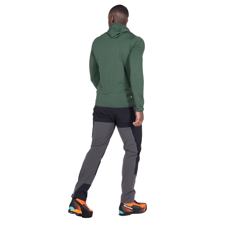 Mountain Equipment Men's Ibex Alpine Pant in Anvil Grey/Black-10