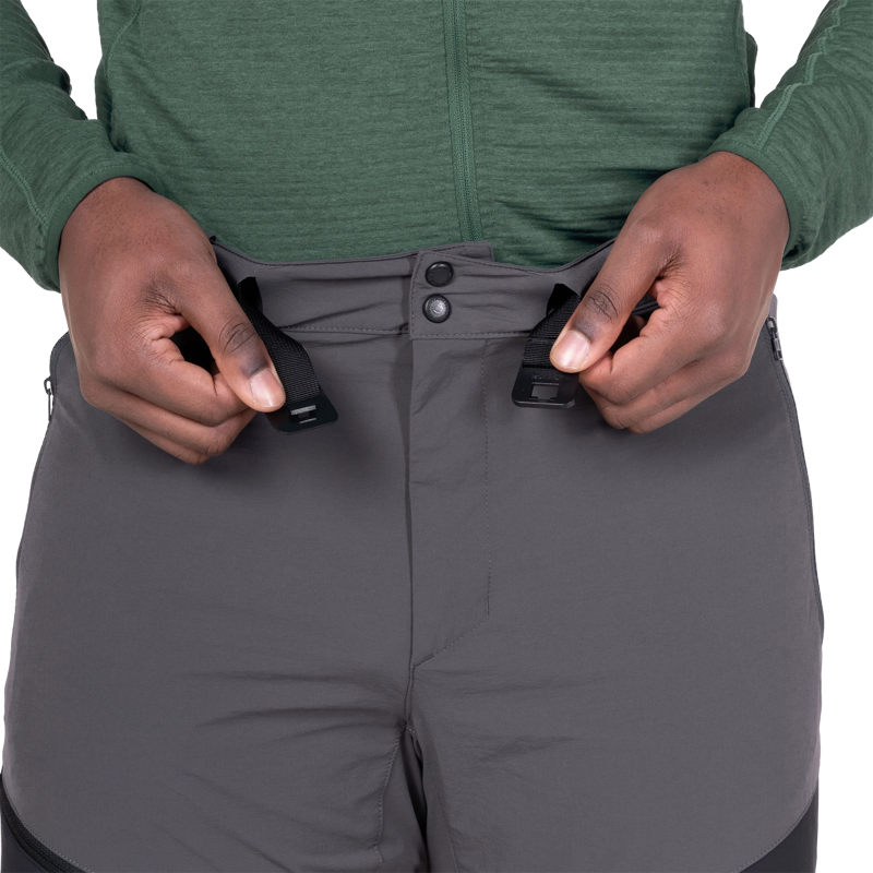 Mountain Equipment Men's Ibex Alpine Pant in Anvil Grey/Black-5