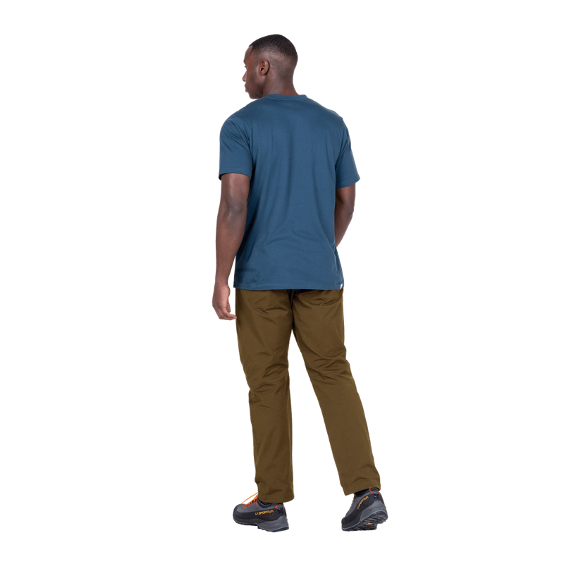 Mountain Equipment Men's Twin Peaks Tee in Denim Blue-6