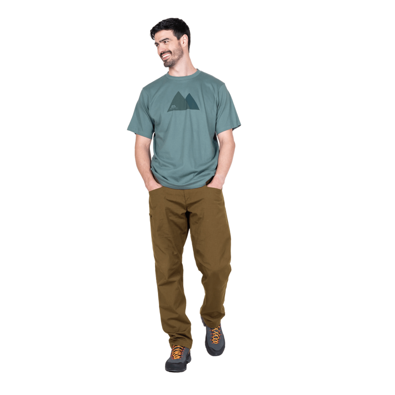 Mountain Equipment Men's Twin Peaks Tee in Goblin Blue-5