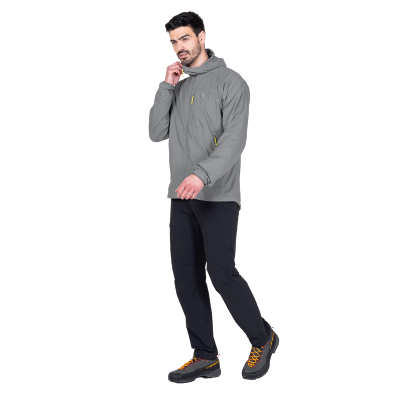 Mountain Equipment Men's Aerotherm Hooded Jacket in Tufa-1