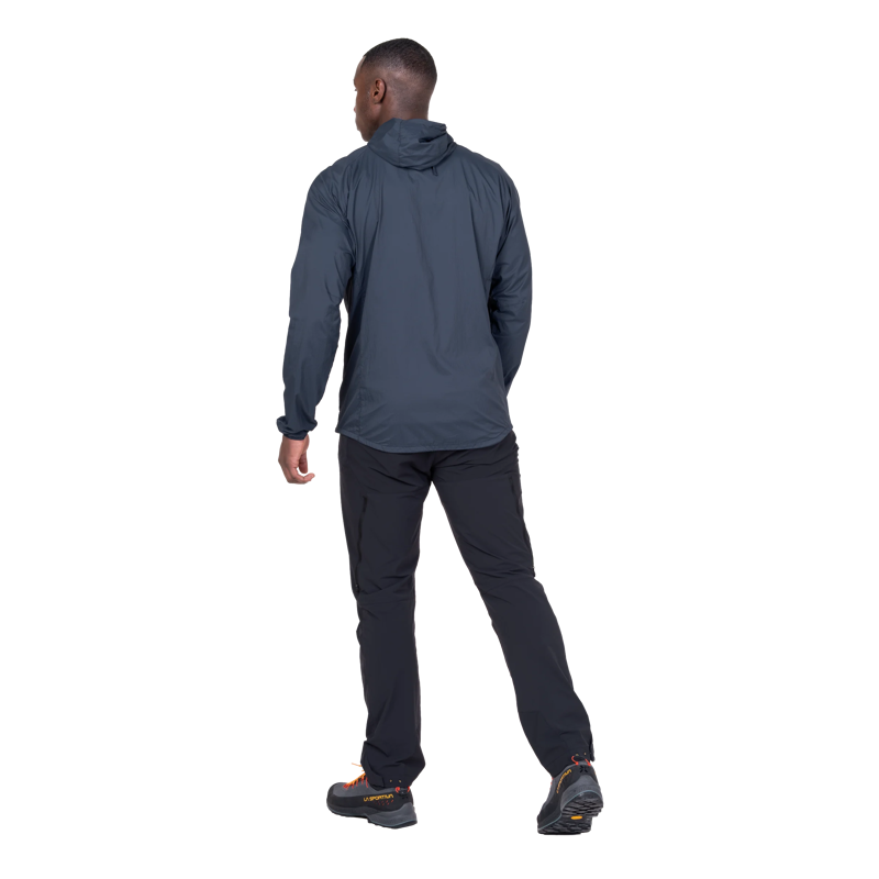 Mountain Equipment Men's Aerofoil Hooded Jacket in Blue Nights-2