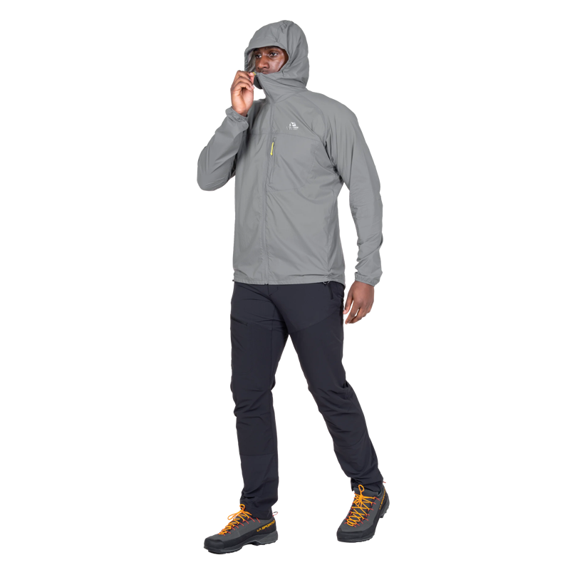 Mountain Equipment Men's Aerofoil Hooded Jacket in Tufa-4