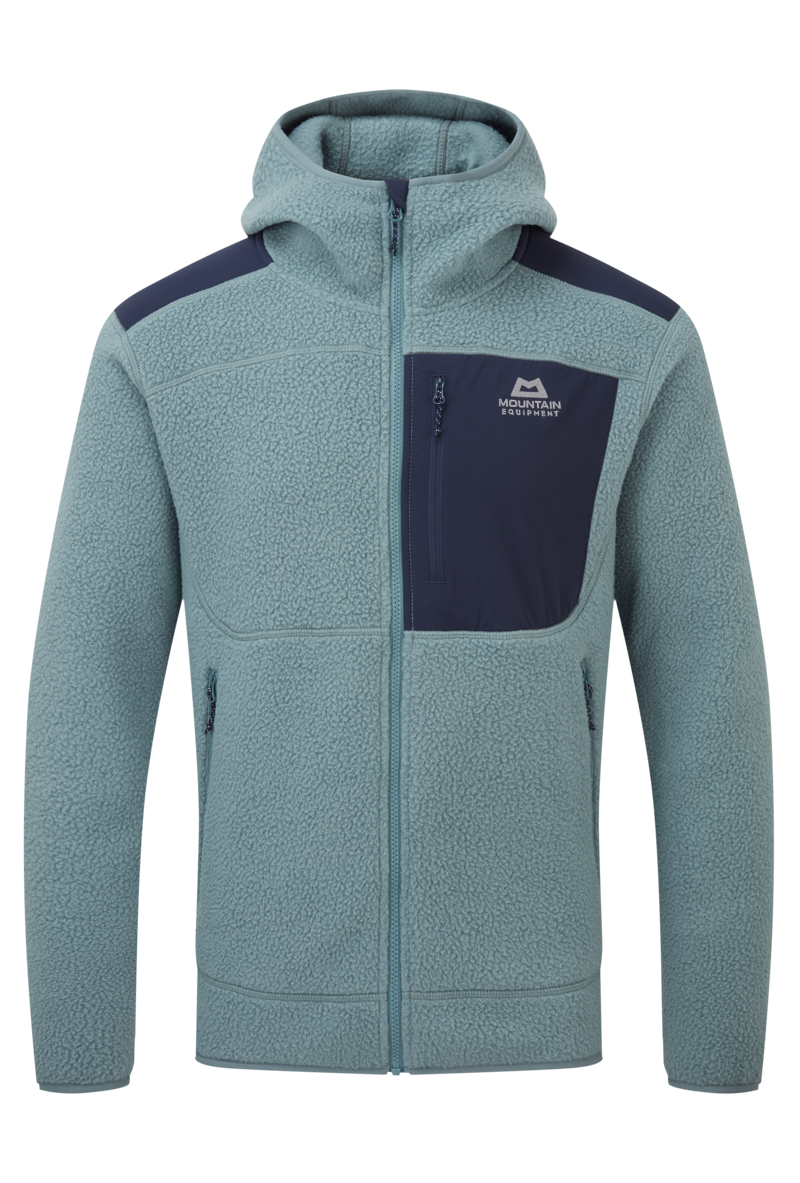 Men's Highpile Hooded Jacket in Goblin/Cosmos