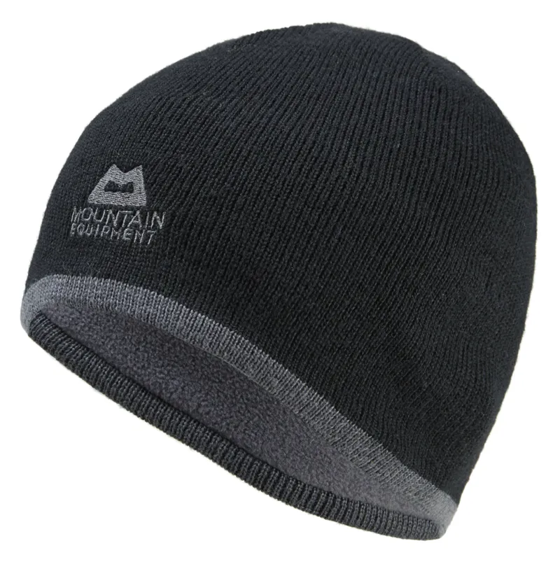 Mountain Equipment Plain Knitted Beanie in Black/Shadow