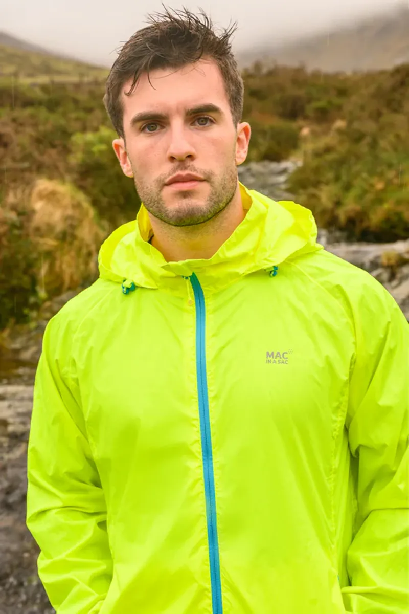 Mac in a Sac Unisex Origin 2 Jacket in Neon Yellow-4