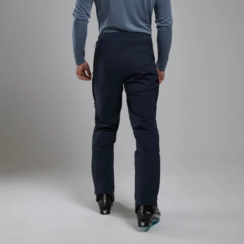 Montane Men's Nordes Softshell Pants in Eclipse Blue-2