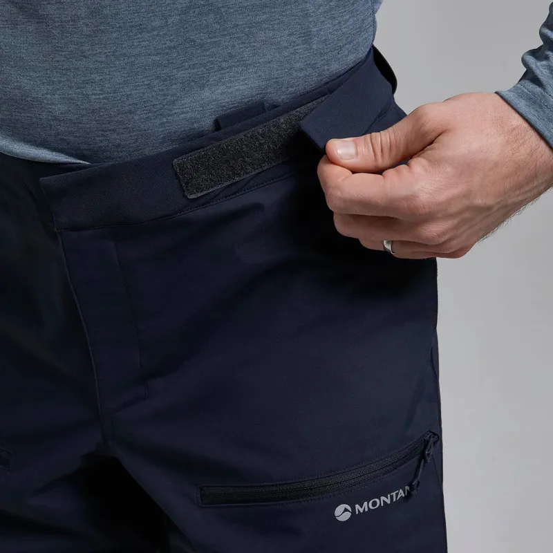 Montane Men's Nordes Softshell Pants in Eclipse Blue-4