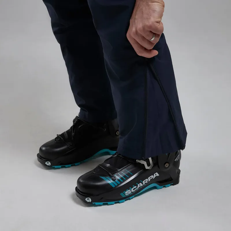 Montane Men's Nordes Softshell Pants in Eclipse Blue-7