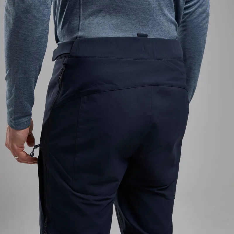 Montane Men's Nordes Softshell Pants in Eclipse Blue-6