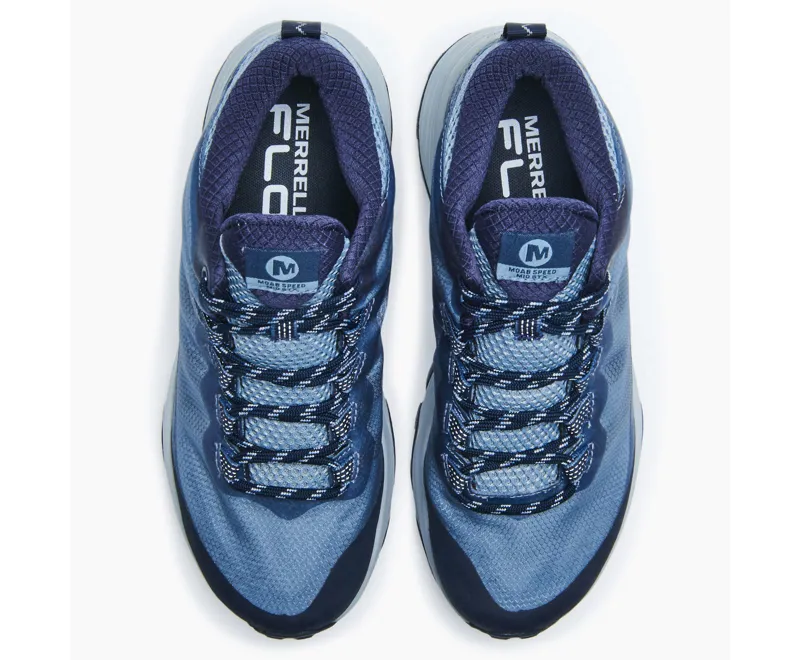 Merrell Women's Moab Speed Mid Gore-Tex in Navy-4