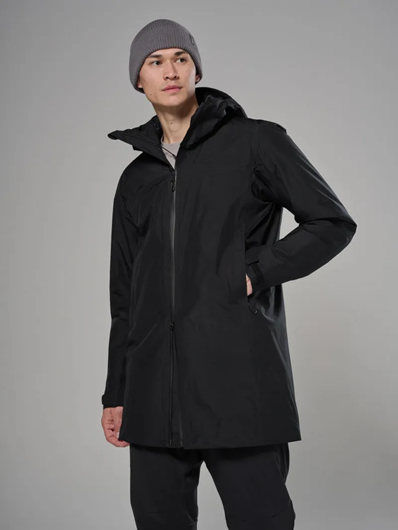 Montane Men's Spirit Long Insulated Jacket in Black-1