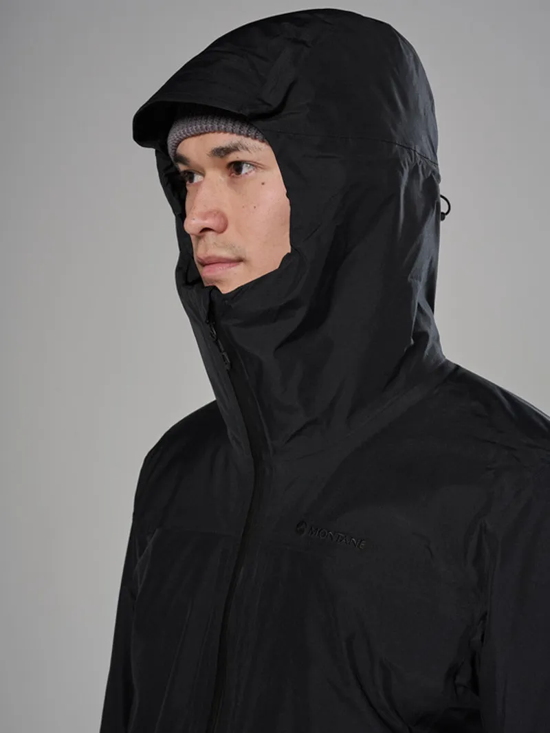 Montane Men's Spirit Long Insulated Jacket in Black-6