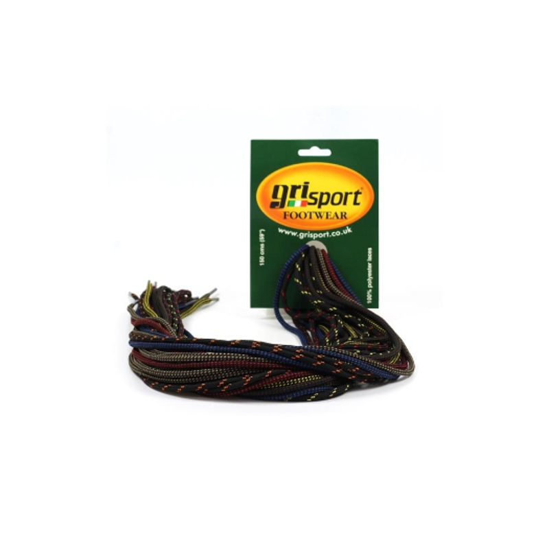 Grisport 150cm Round Laces in Multi - Original Manufacture Laces