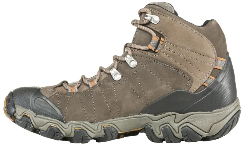 Oboz Men's Bridger Mid B-Dry Waterproof Wide Boots in Sudan-2