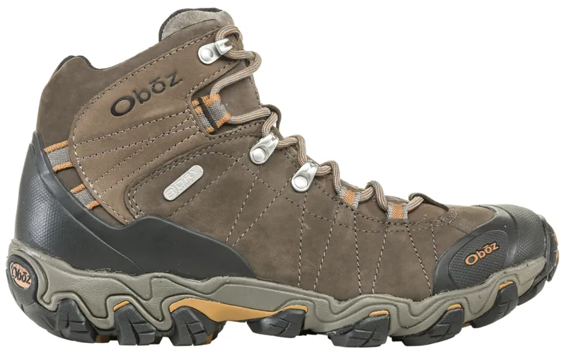 Oboz Men's Bridger Mid B-Dry Waterproof Wide Boots in Sudan