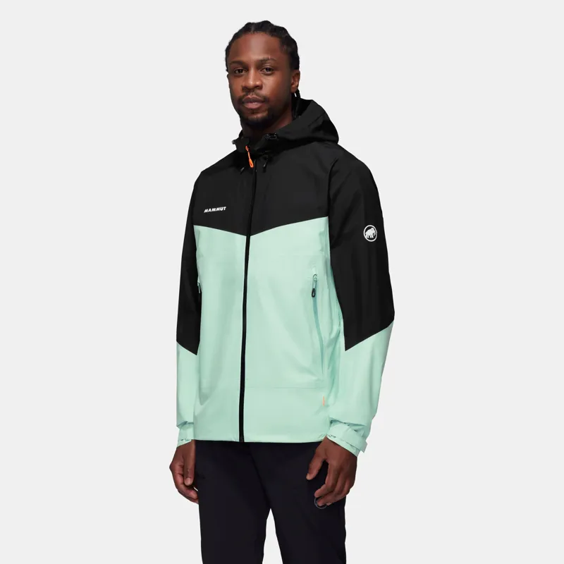 Mammut Men's Convey Tour HS Hooded Jacket in Neo Mint/Black-1