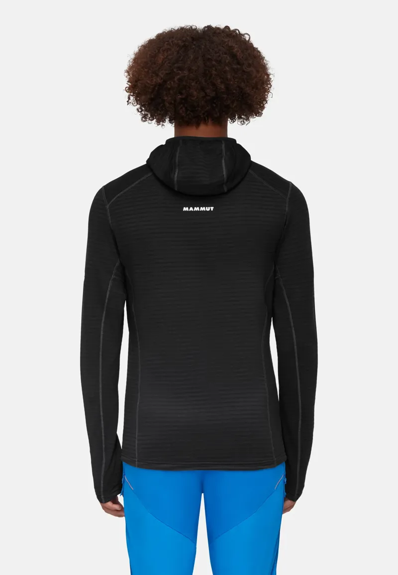 Mammut Men's Taiss Light ML Hooded Jacket in Black-2