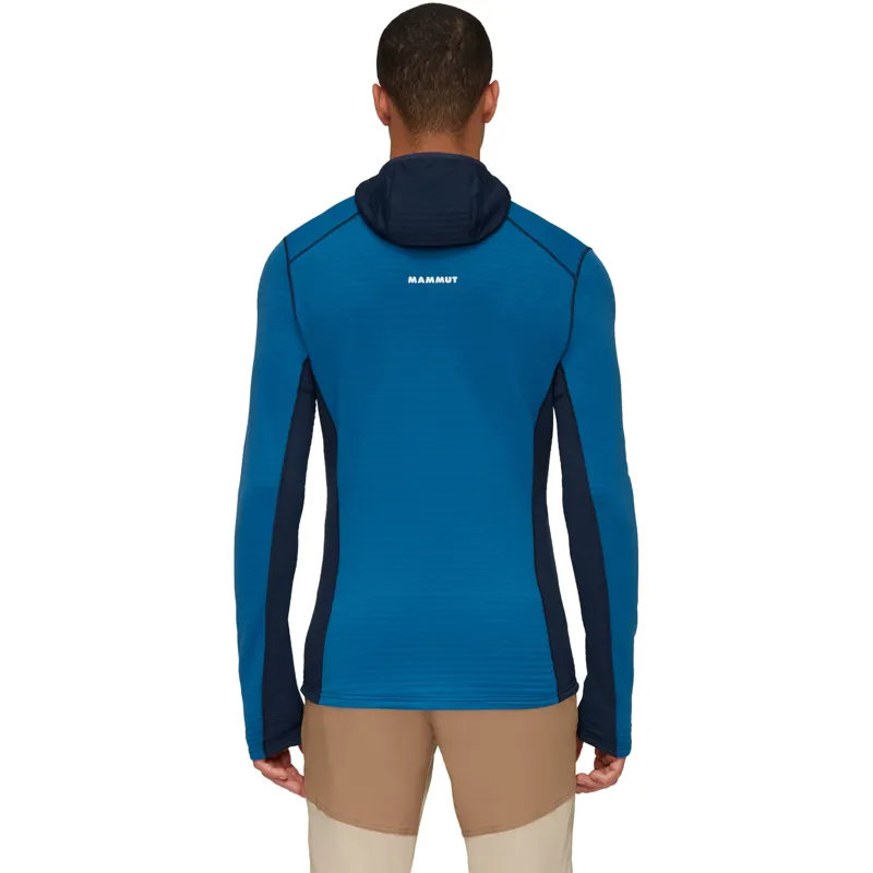 Mammut Men's Taiss Light ML Hooded Jacket in Deep Ice/Marine-2