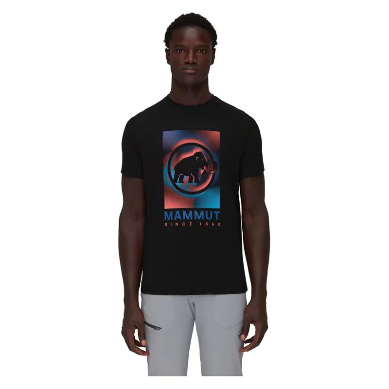 Mammut Men's Trovat Brand T-Shirt in Black-1