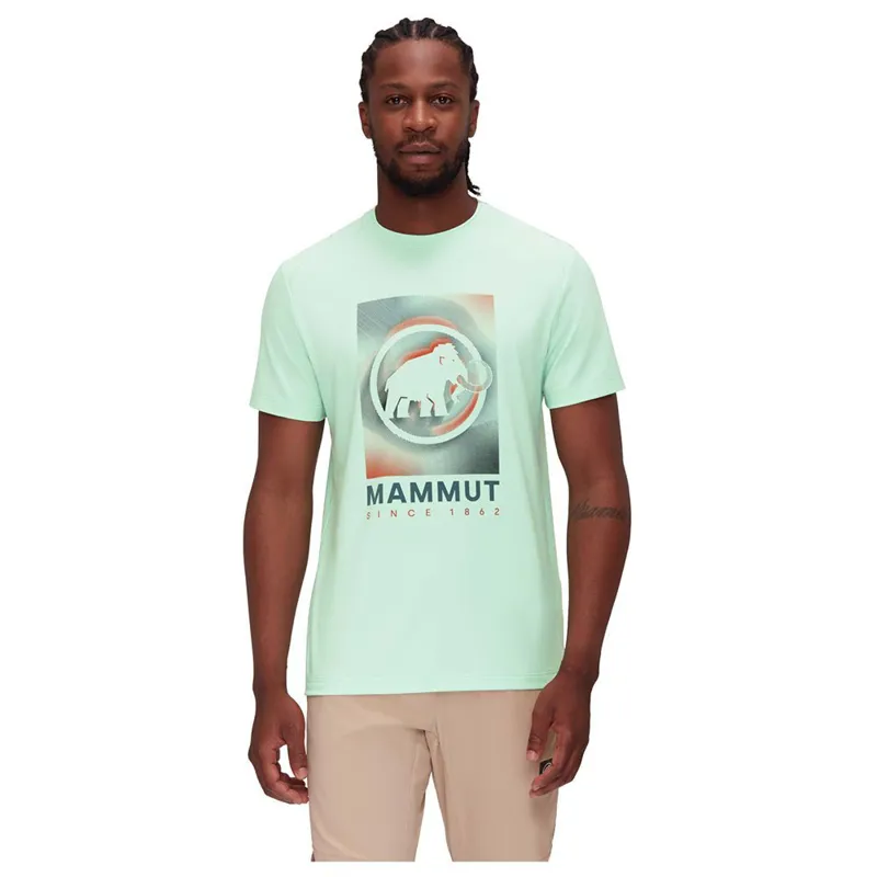 Mammut Men's Trovat Brand T-Shirt in Neo Mint-1