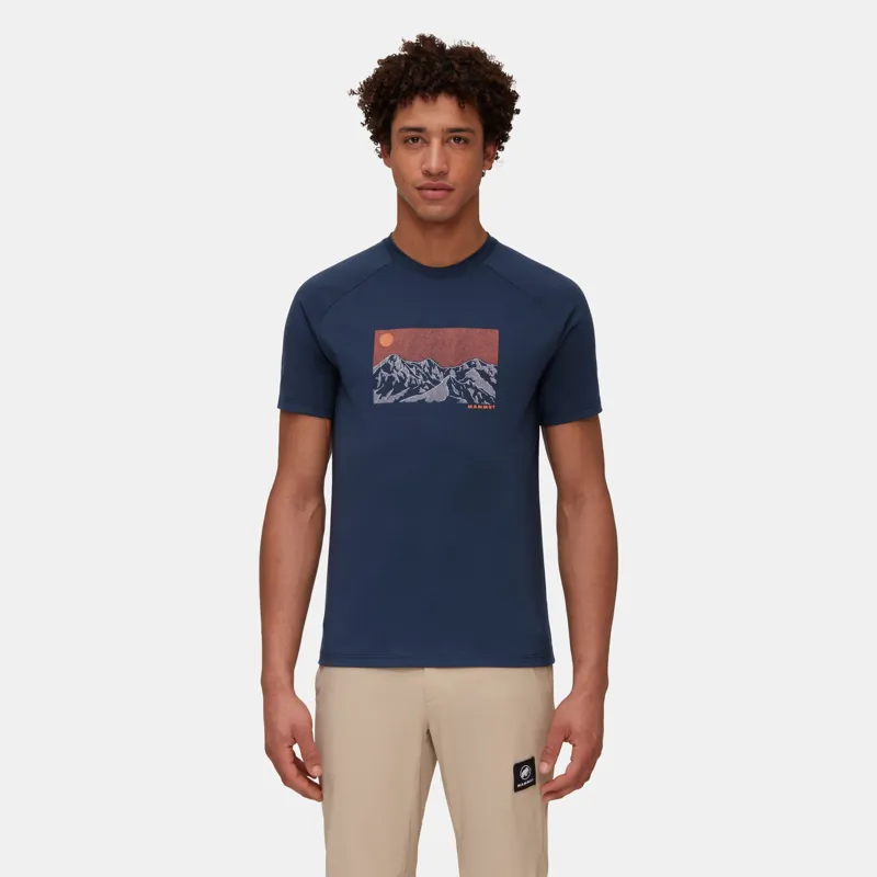 Mammut Men's Mountain T-Shirt Trilogy in Marine-1