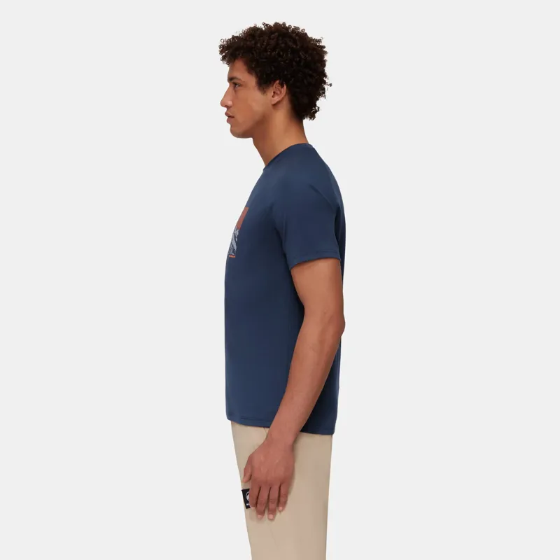 Mammut Men's Mountain T-Shirt Trilogy in Marine-3