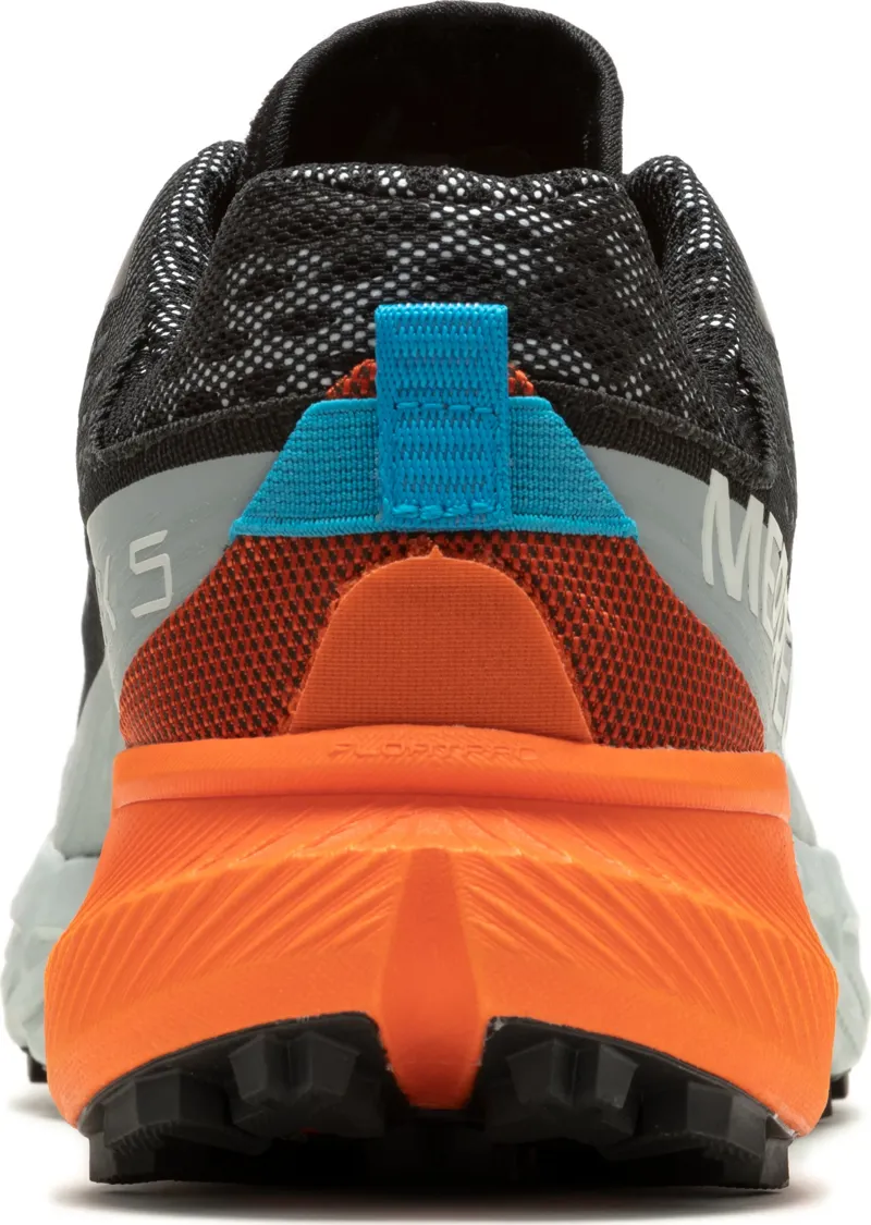 Merrell Men's Agility Peak 5 in Black/Tangerine-1