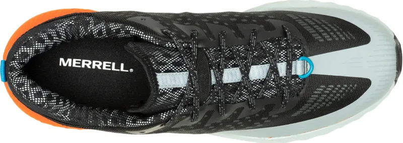 Merrell Men's Agility Peak 5 in Black/Tangerine-3