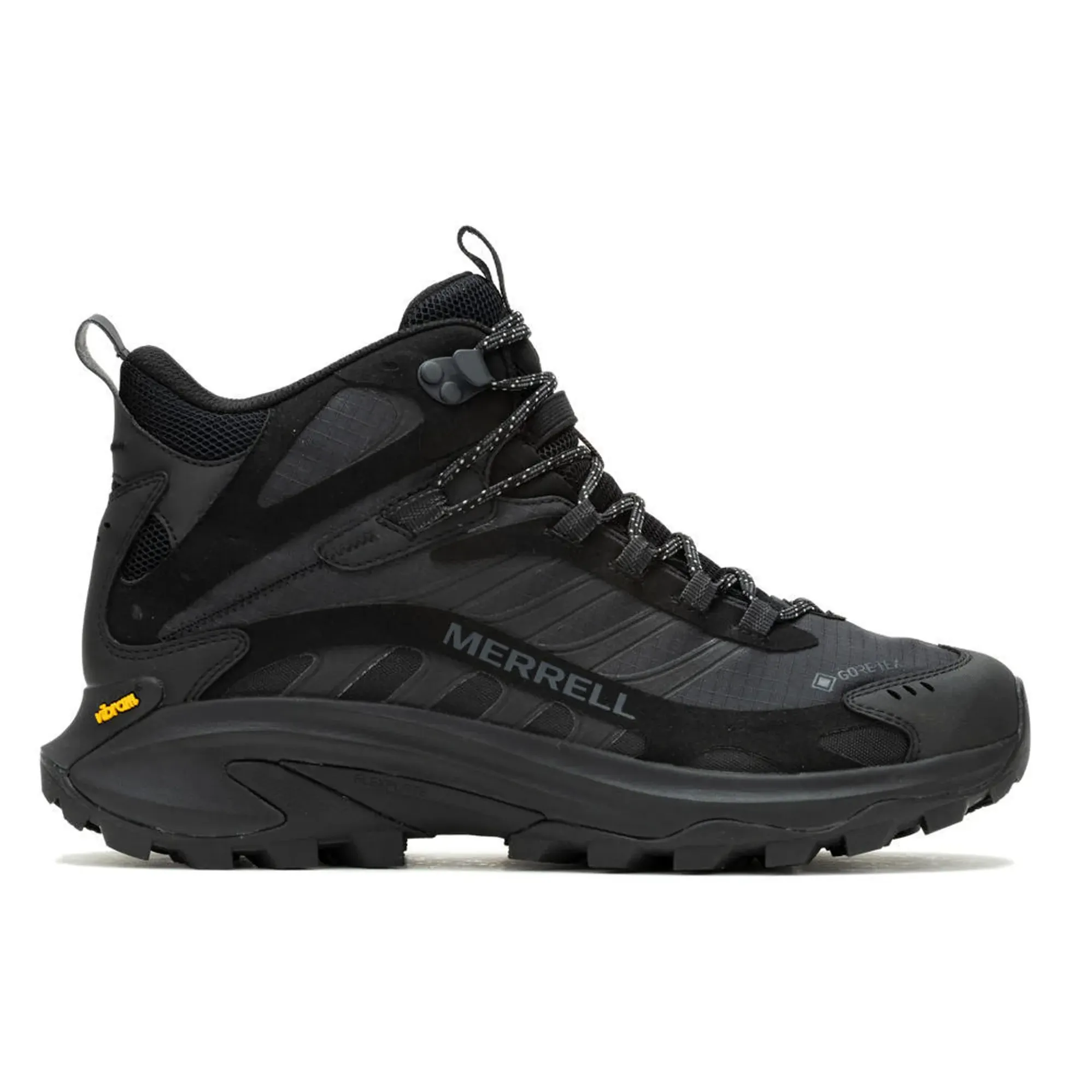 Merrell Men's Moab Speed 2 Mid Gore-Tex in Black Merrell Men's Moab Speed 2 Mid Gore-Tex in Black