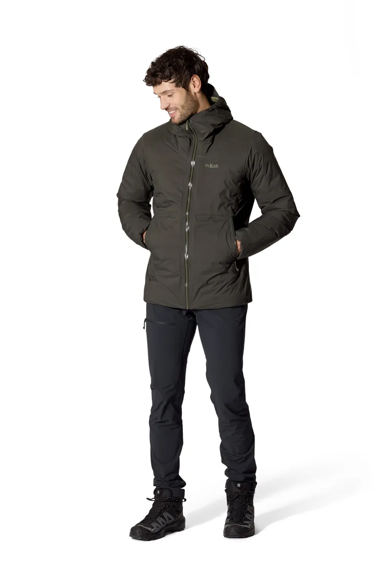 Rab Men's Microlight Shield Jacket in Dark Army-2