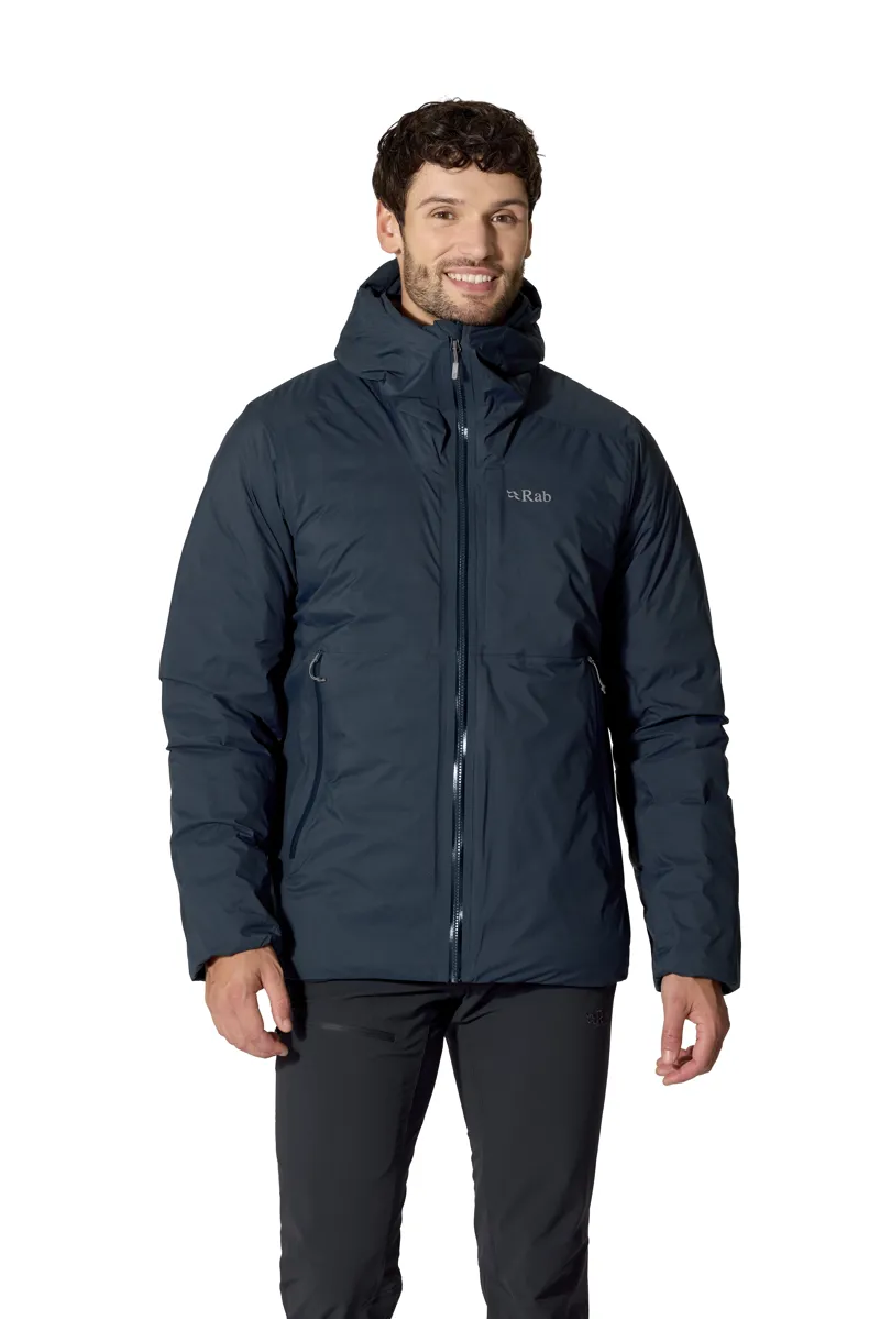 Rab Men's Microlight Shield Jacket in Galaxy Blue-2