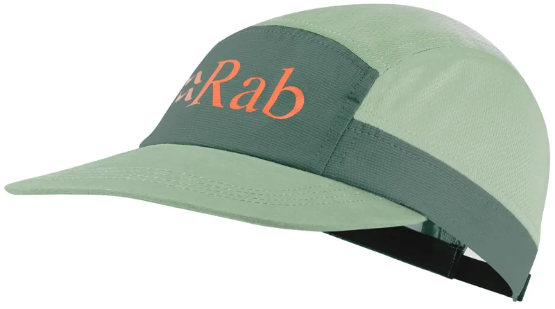 Rab Momentum 5 Panel Cap in Fig Green/Sage