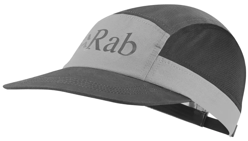 Rab Momentum 5 Panel Cap in Graphene/Light Zinc/Ebony