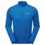 Montane Men's Dart Zip Neck T-Shirt in Neptune Blue