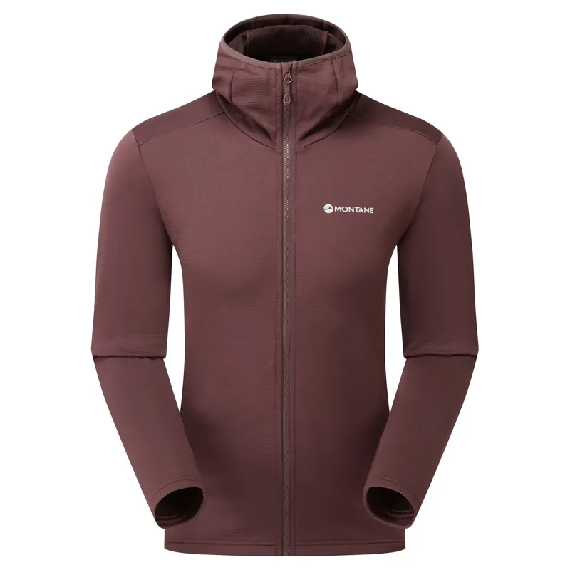 Montane Men's Protium Hooded Jacket in Dark Garnet