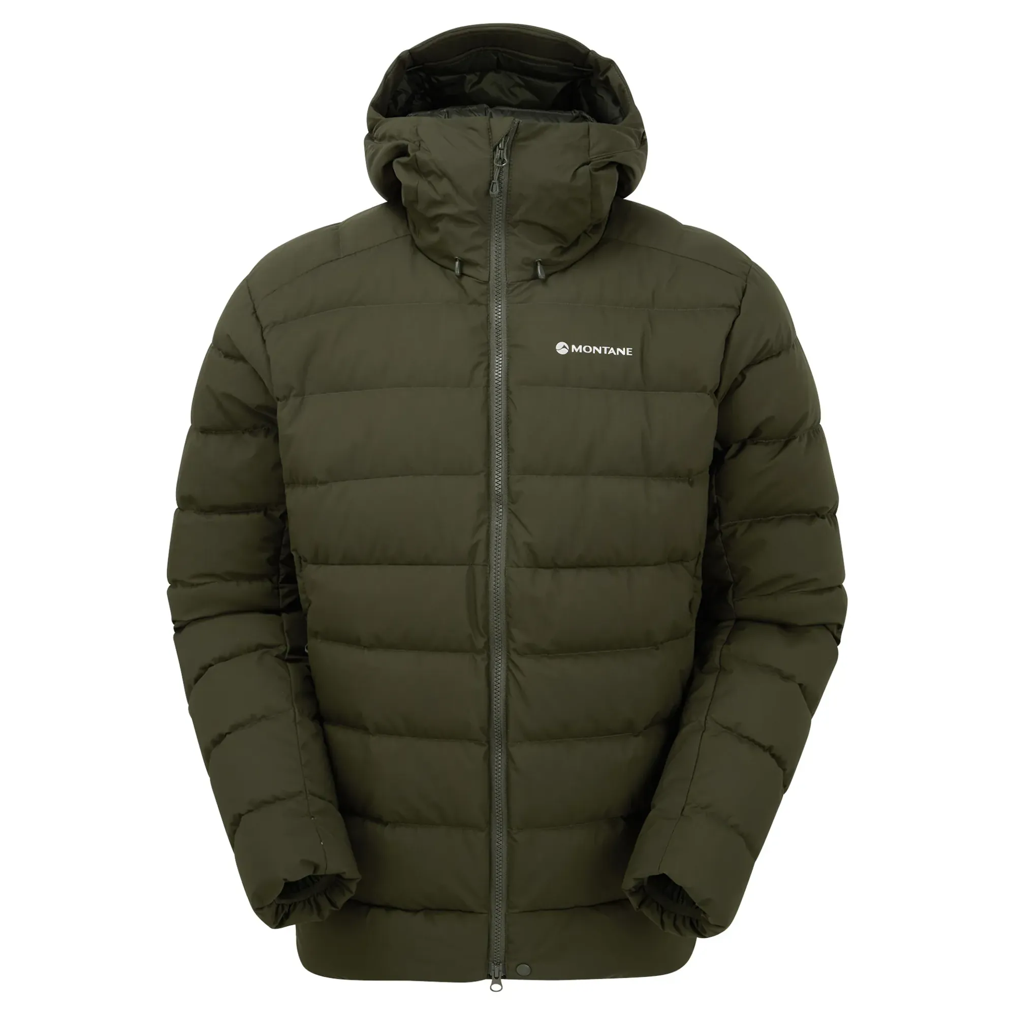 Montane Men s Resolve XT Hooded Down Jacket in Oak Green