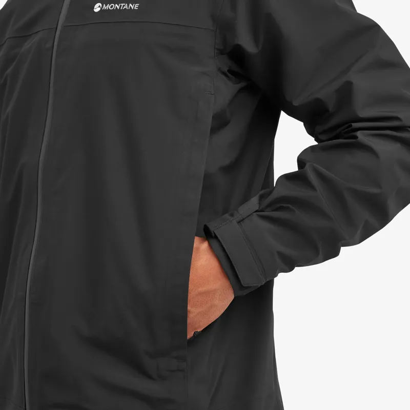 Montane Men's Solution Waterproof Jacket in Black-3