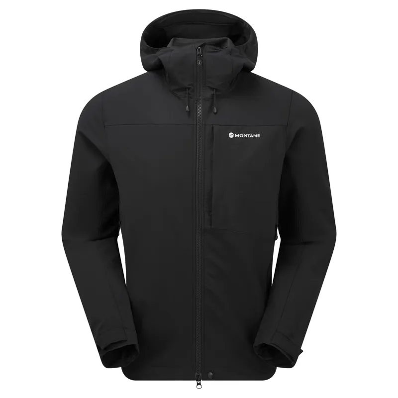 Montane Men's Tenacity XT Hooded Softshell Jacket in Black