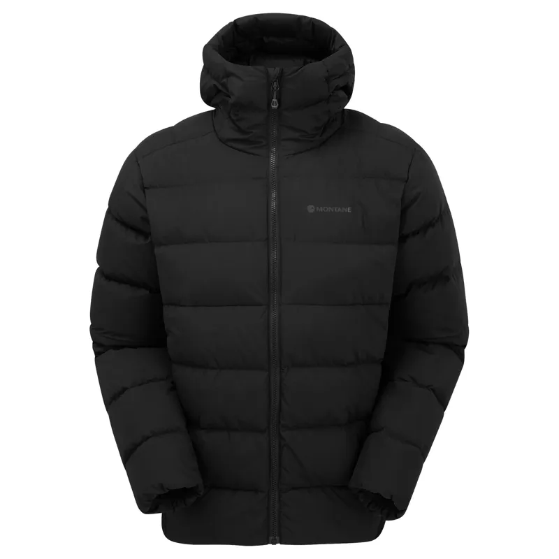 Montane Men's Tundra Hooded Down Jacket in Black